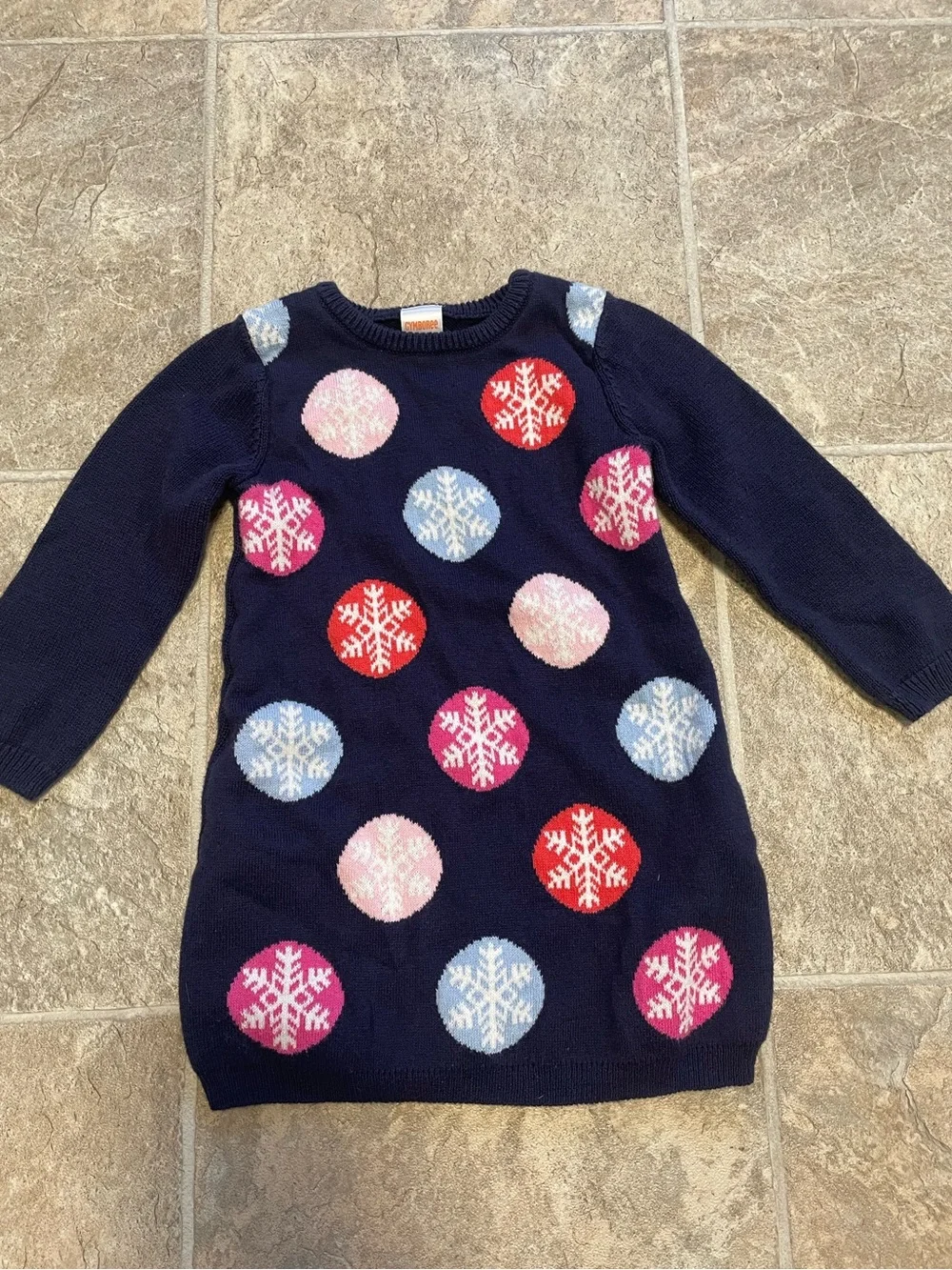 Gymboree Winter Snowflake Knit Dress